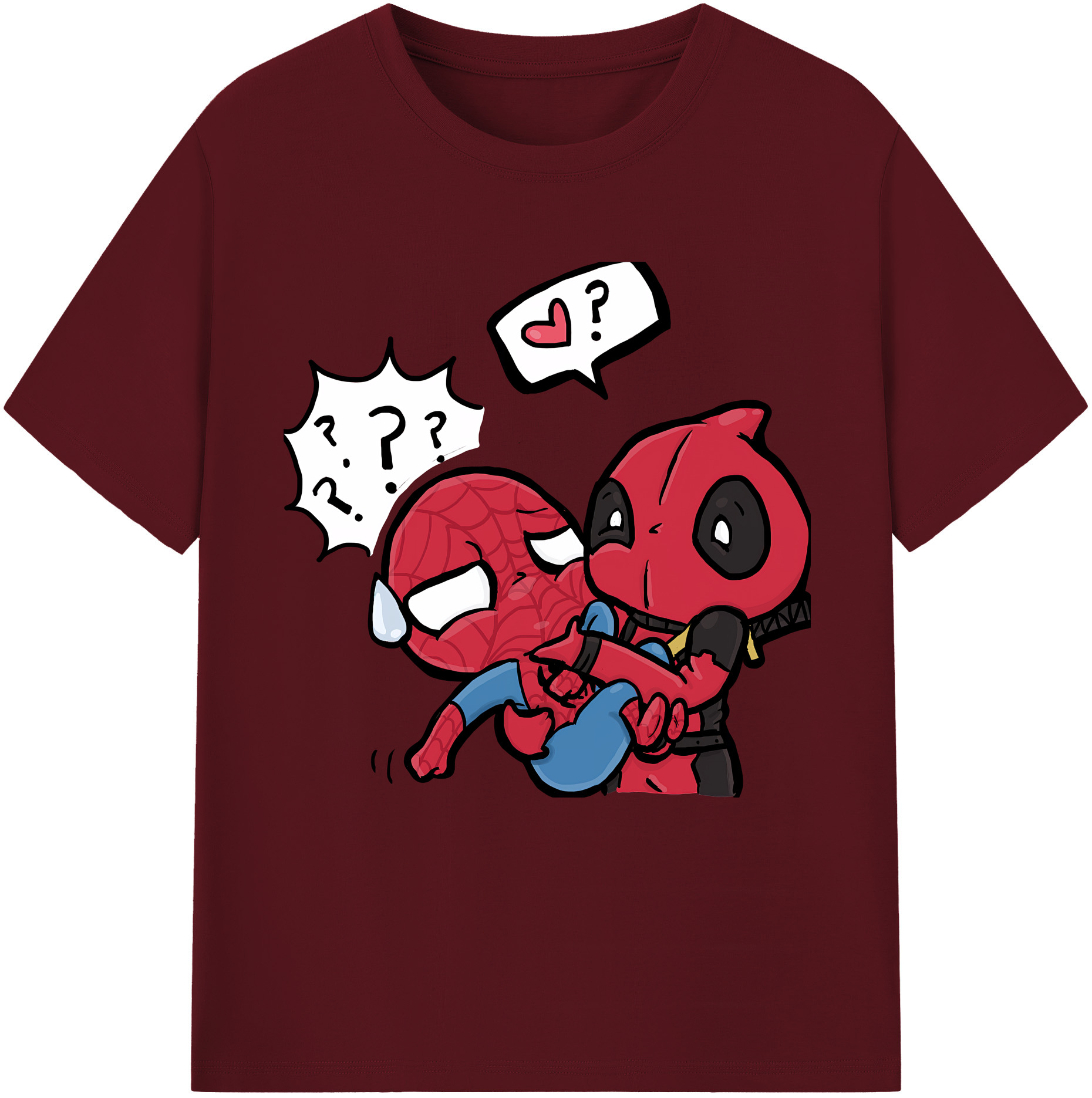 （画像用） Deadpool デッドプール 綿100％半袖Tシャツ（フロントプリント）